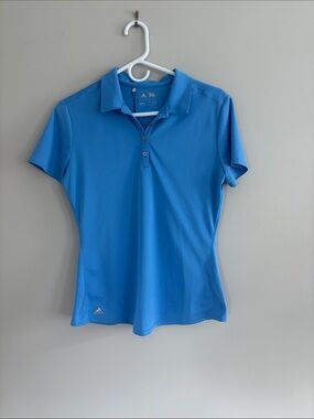 adidas Bright Blue Women's Short Sleeve Polo